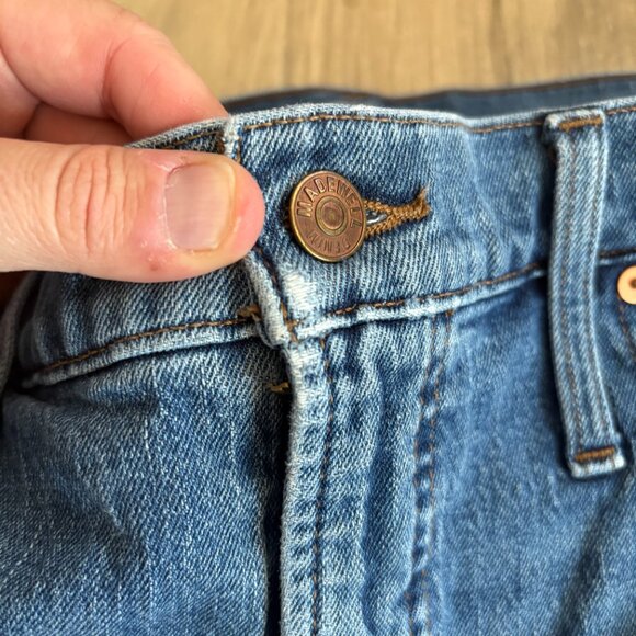 Madewell Perfect Vintage Jeans Women's 33 Blue Denim Stretch 90s Mom - Picture 7 of 12